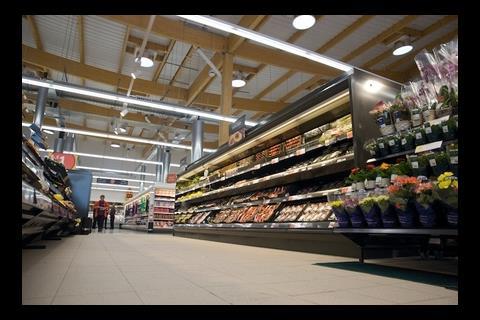 Interior of Dartmouth Sainsbury's